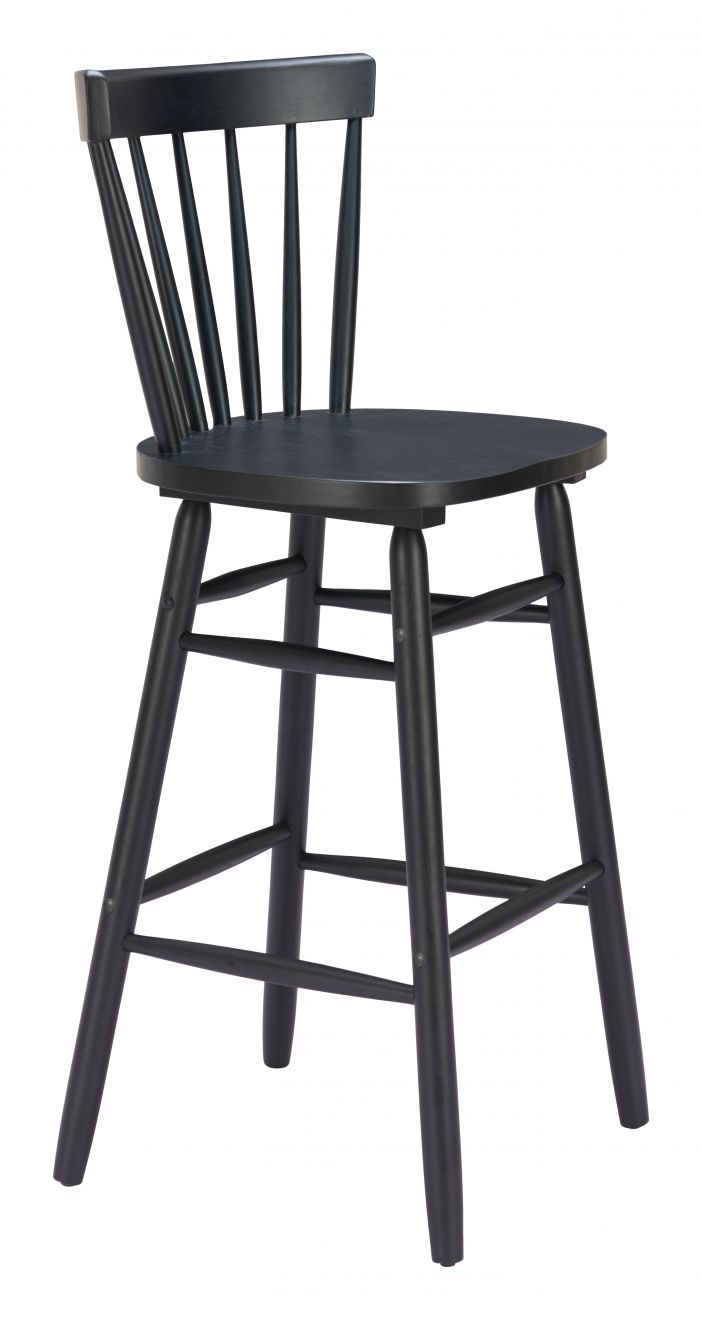 Tyce Painted Wood Barstool 2PC
