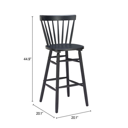 Tyce Painted Wood Barstool 2PC