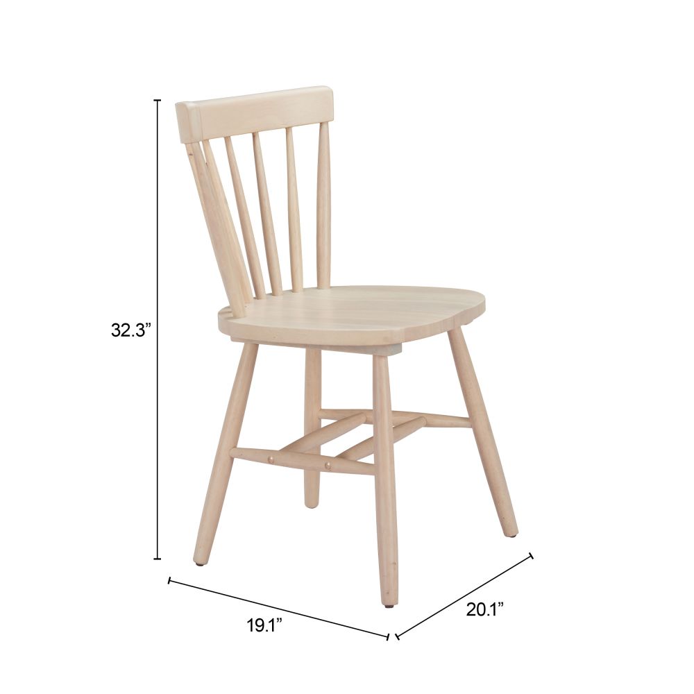 Tyce Painted Wooden Dining Chair 2PC