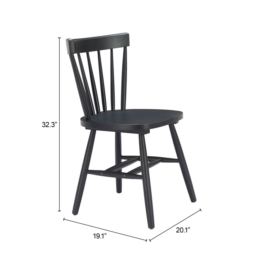 Tyce Painted Wooden Dining Chair 2PC
