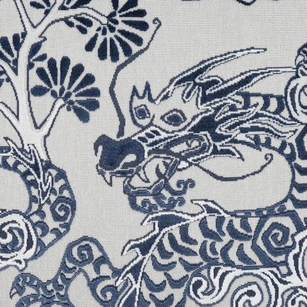 Typhon Traditional Blue Large Throw Pillow Insert