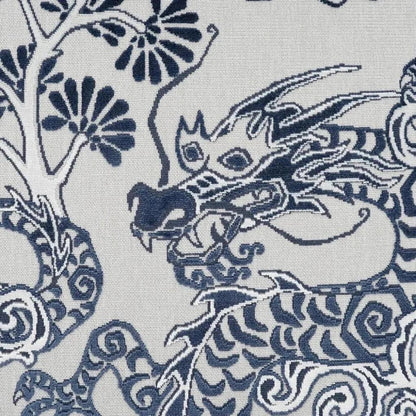 Typhon Traditional Blue Large Throw Pillow Insert