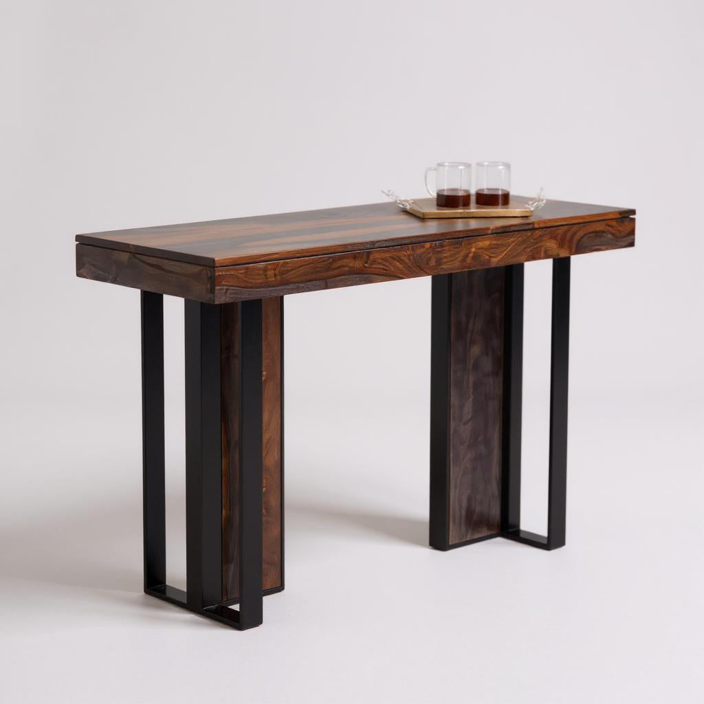 Tyvara Wooden Rectangular Console Table