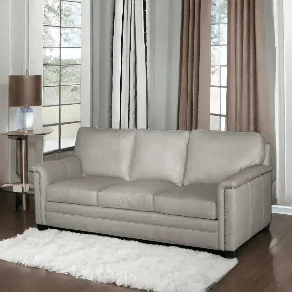 United We Sit Leather Sofa Made for Patriots