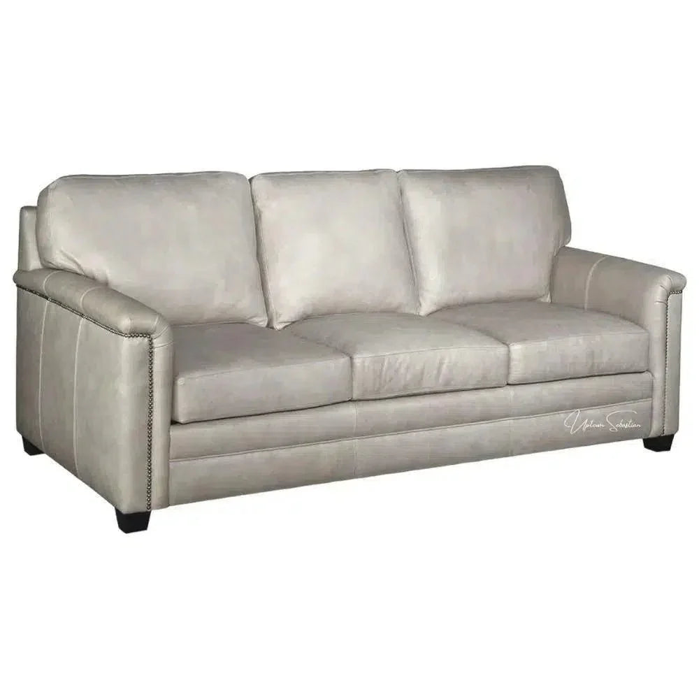 United We Sit Leather Sofa Made for Patriots