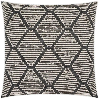 Urbina Farmhouse Grey Large Throw Pillow Insert