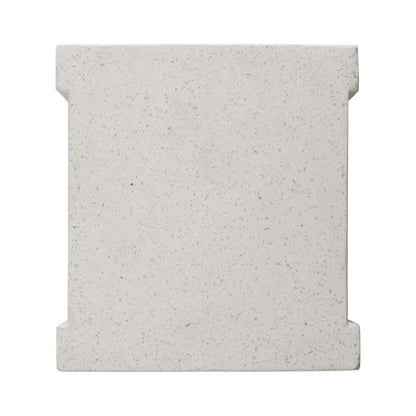 Uri 18 in. Square Terrazzo Garden Stool