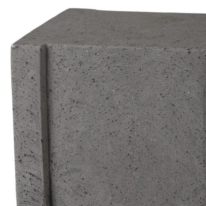 Uri 18 in. Square Terrazzo Garden Stool