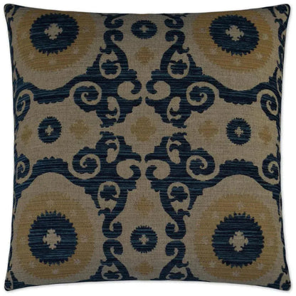 Utah Sapphire Blue Throw Pillow With Insert