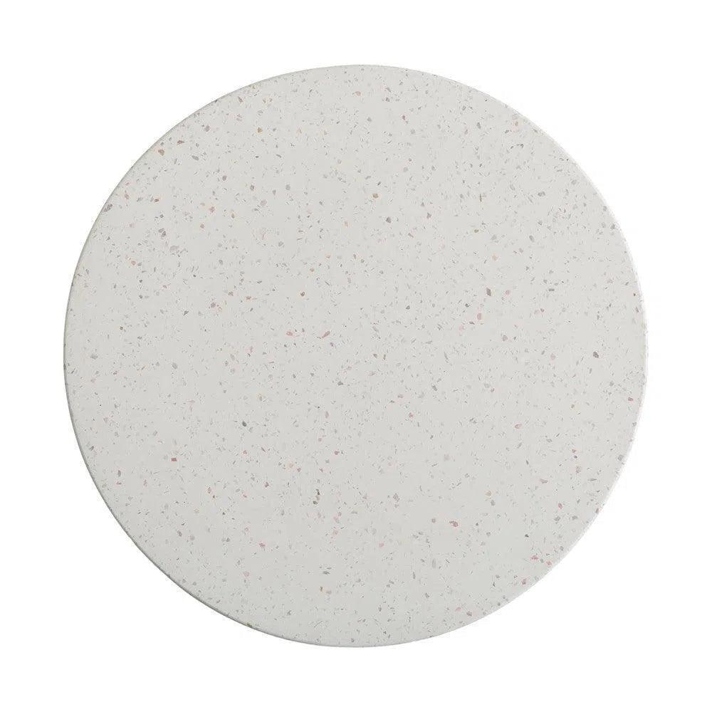 Valor 18 in. Round Terrazzo Garden Stool