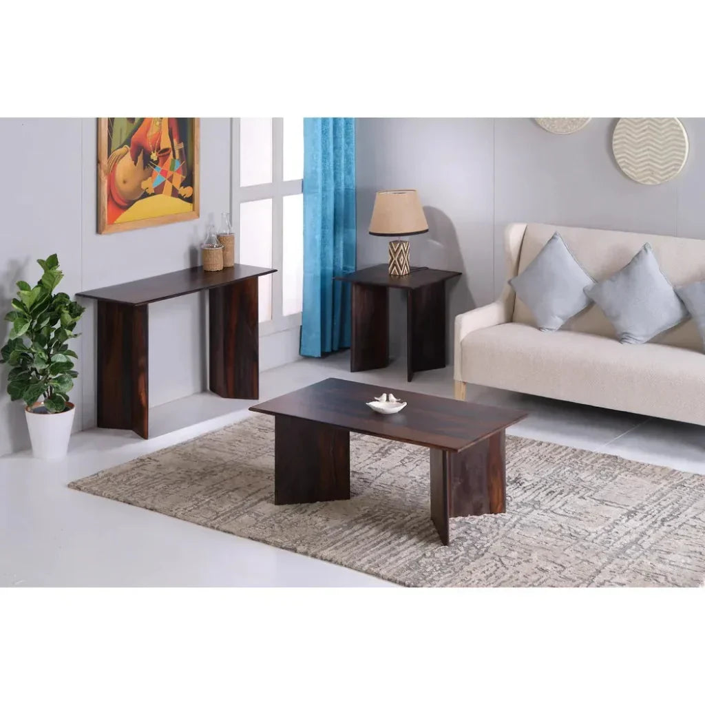 Vandra Wooden Square Side Table