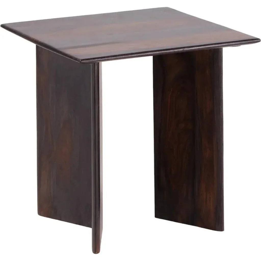 Vandra Wooden Square Side Table