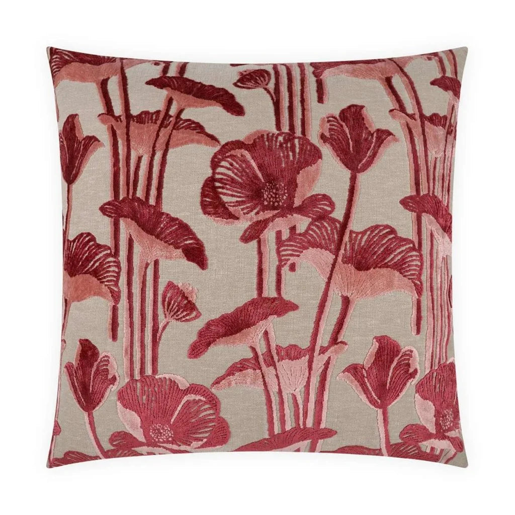 Vanity Velvet-Blend Throw Pillow 24"x24"