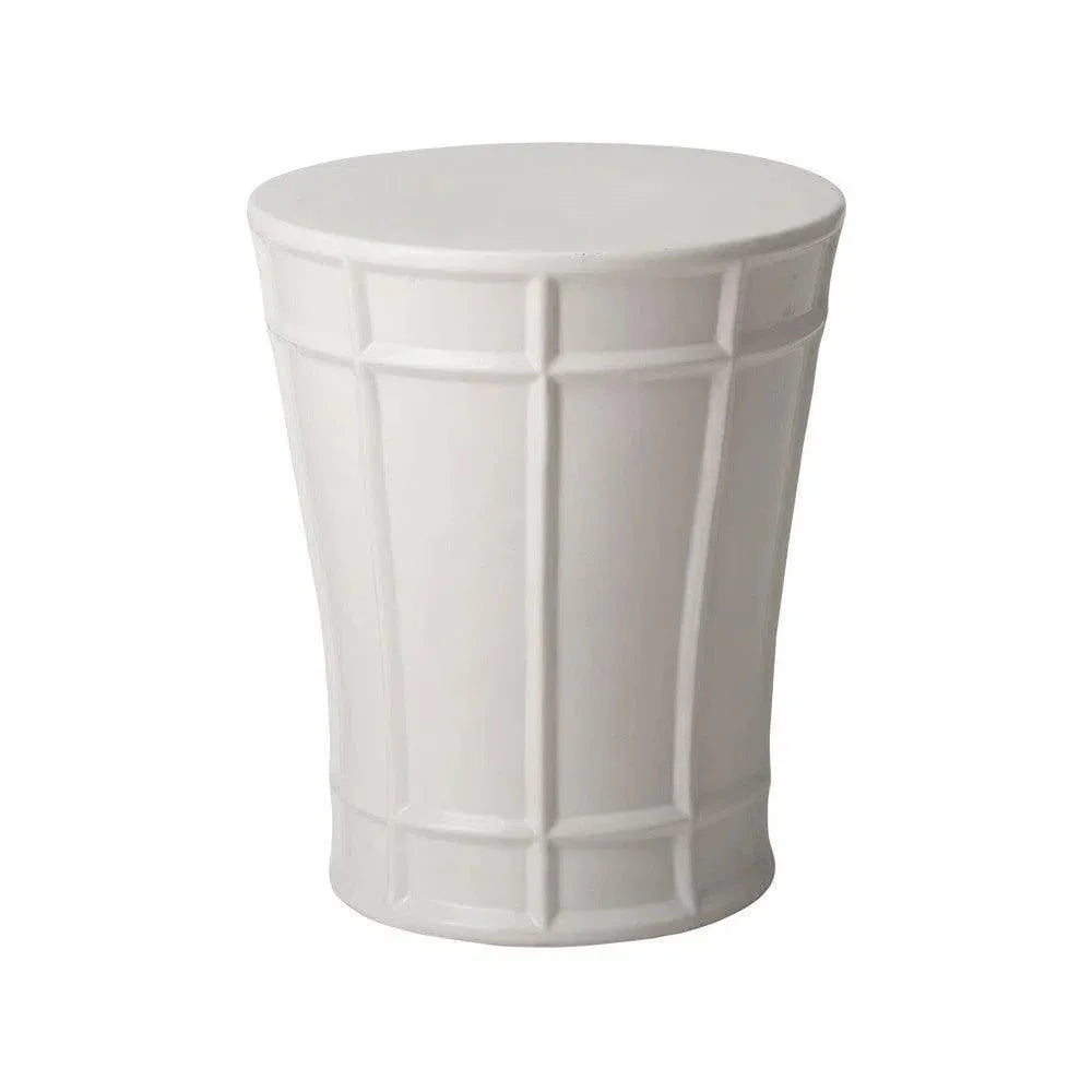Varro 18"H Ceramic Garden Stool