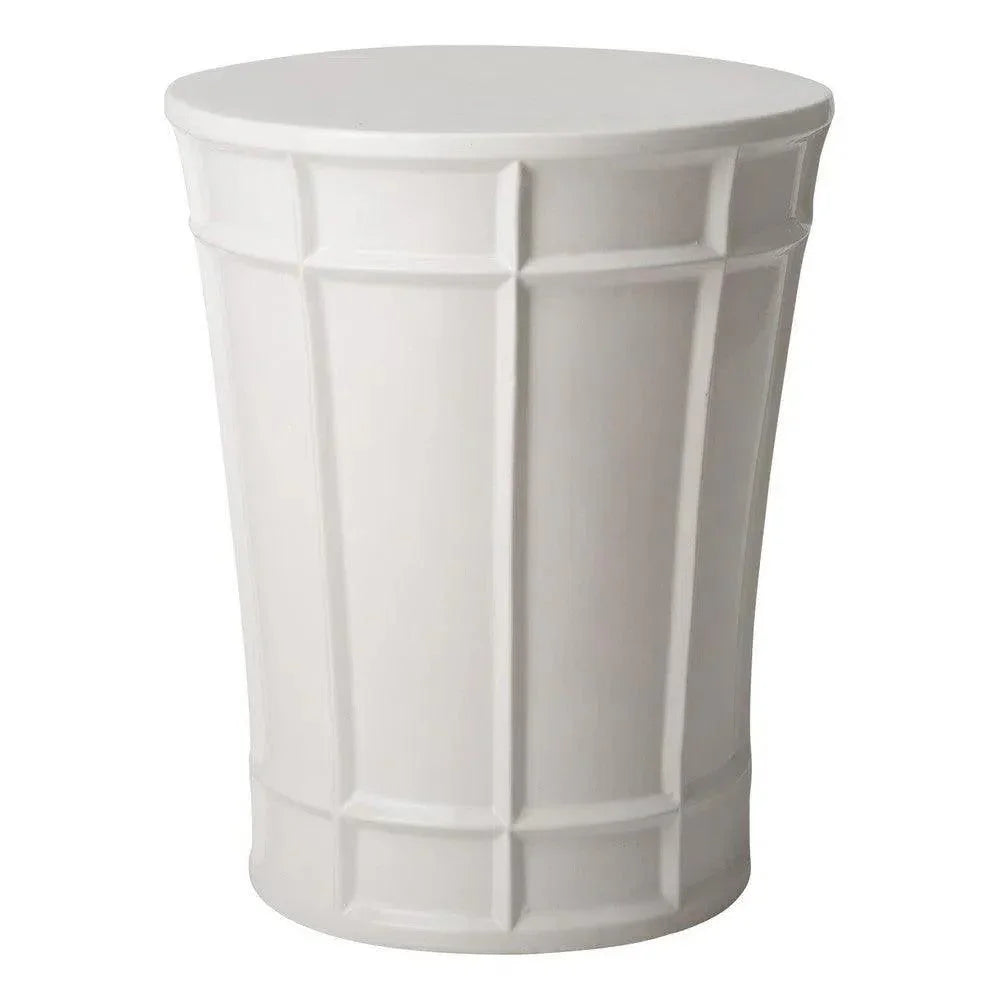 Varro 18"H Ceramic Garden Stool