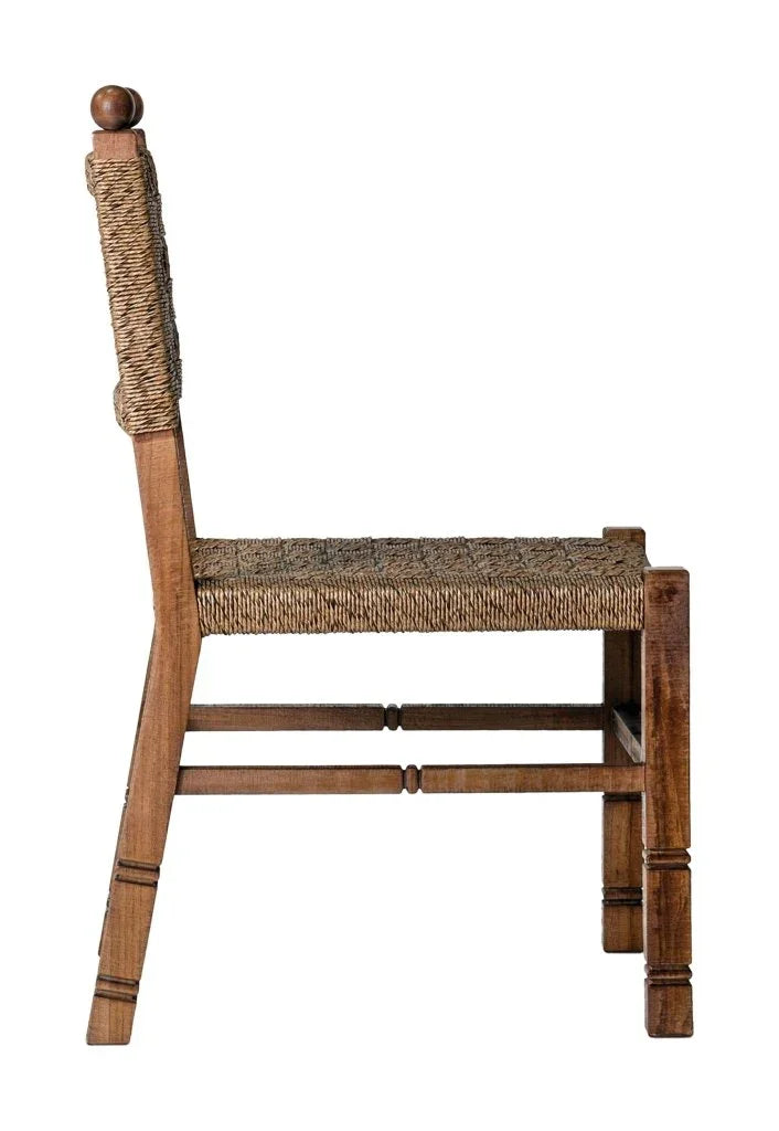 Vaterra Pecan Matte Patio Dining Side Chair (Set Of 2)