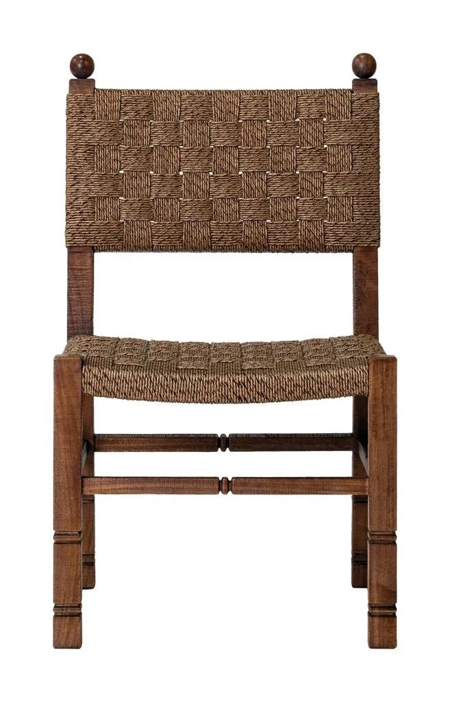 Vaterra Pecan Matte Patio Dining Side Chair (Set Of 2)