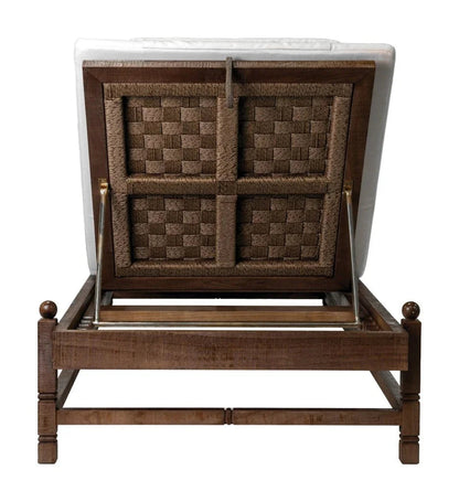 Vaterra Teak And Rattan Patio Pool Chaise (Set Of 2)