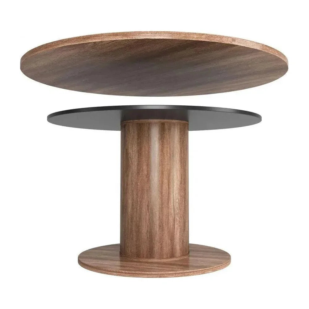 Vault 2 in 1 Wood Brown Round Table