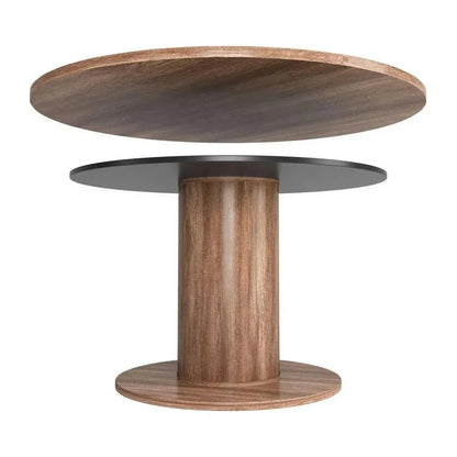 Vault 2 in 1 Wood Brown Round Table