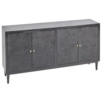 Velcyra Four Doors Black Sideboard