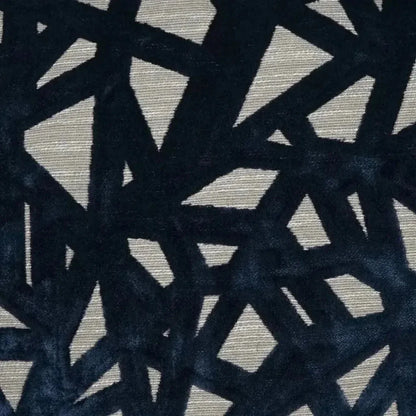 Veleri Indigo Abstract Navy Large Throw Pillow Insert
