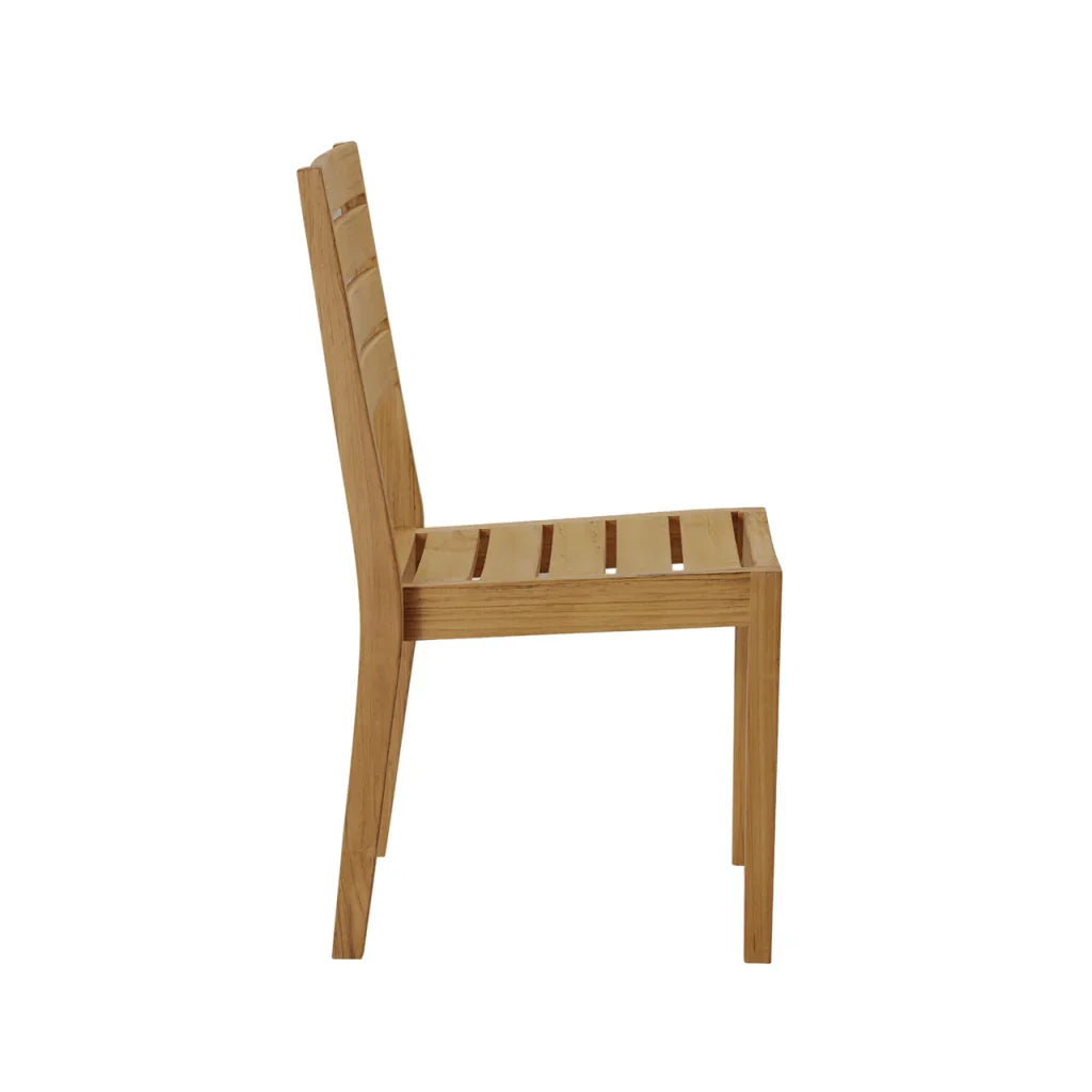 Venice Teak Stackable Patio Dining Chair 2PC