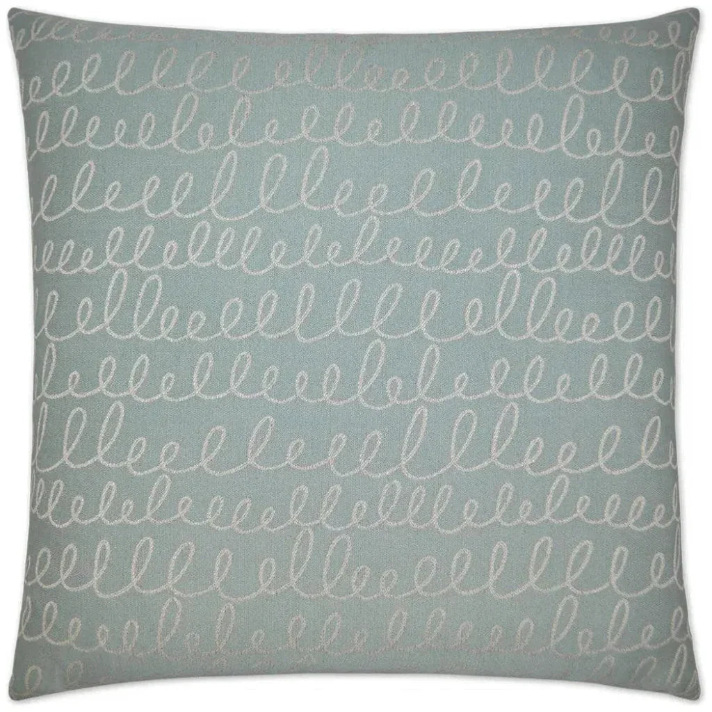 Verbomania Cloud Teal Throw Pillow Insert