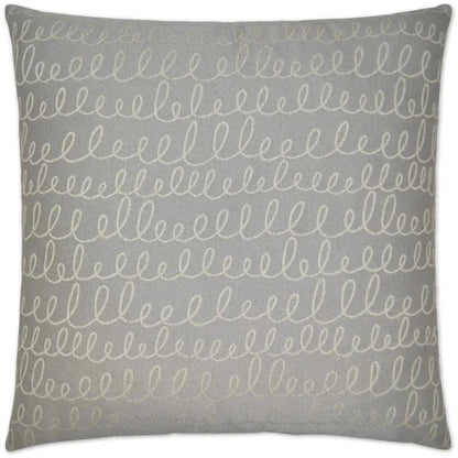 Verbomania Grey Throw Pillow With Insert