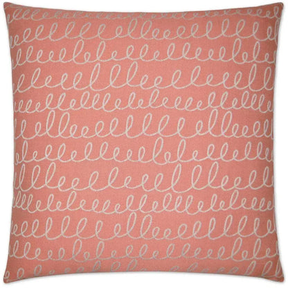 Verbomania Salmon Red Throw Pillow Insert