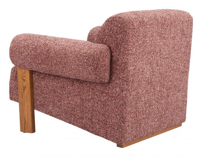 Verity Copper Textured Fabric Accent Chair