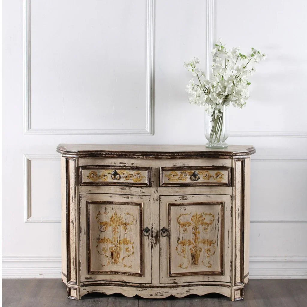 Veronica Wooden Brown Accent Cabinet