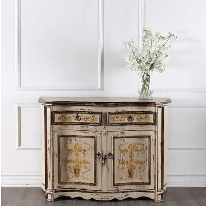 Veronica Wooden Brown Accent Cabinet