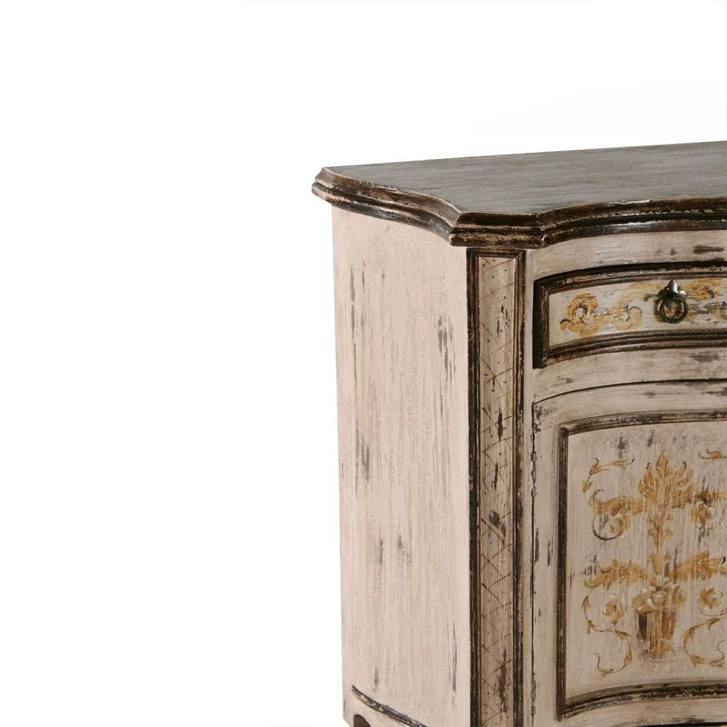Veronica Wooden Brown Accent Cabinet