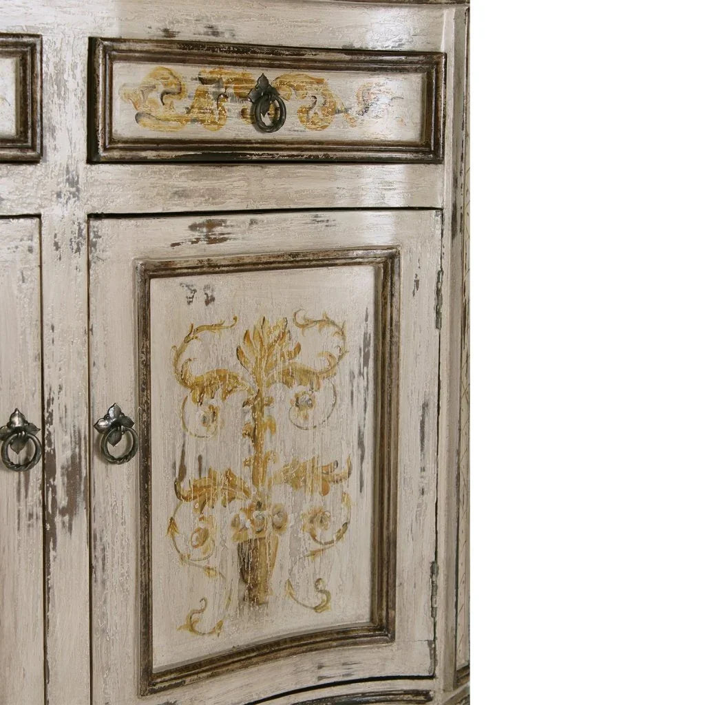 Veronica Wooden Brown Accent Cabinet