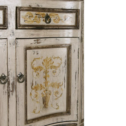 Veronica Wooden Brown Accent Cabinet