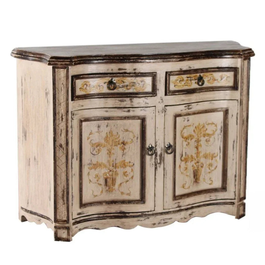 Veronica Wooden Brown Accent Cabinet