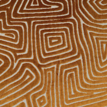 Vertigo Rust Abstract Copper Large Throw Pillow Insert