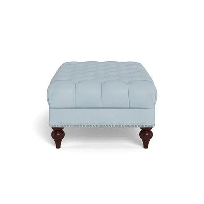Victoria Leather Ottoman