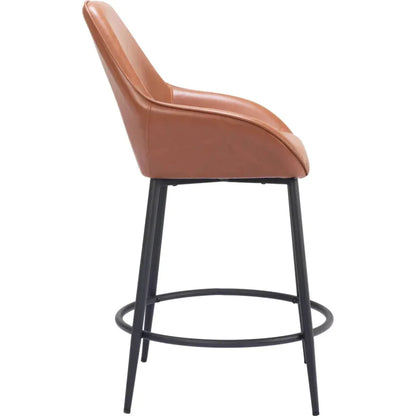 Vila Brown Counter Stool (Set of 2)