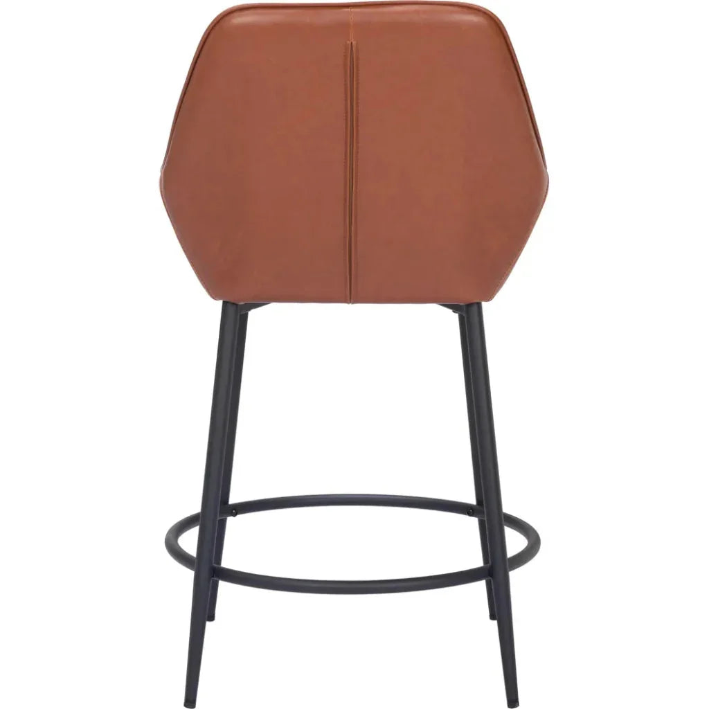 Vila Brown Counter Stool (Set of 2)