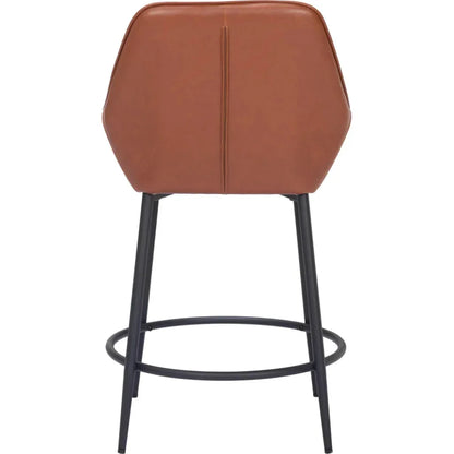 Vila Brown Counter Stool (Set of 2)