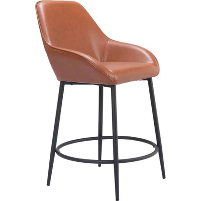 Vila Brown Counter Stool (Set of 2)