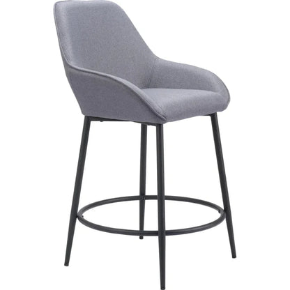 Vila Gray Counter Stool (Set of 2)