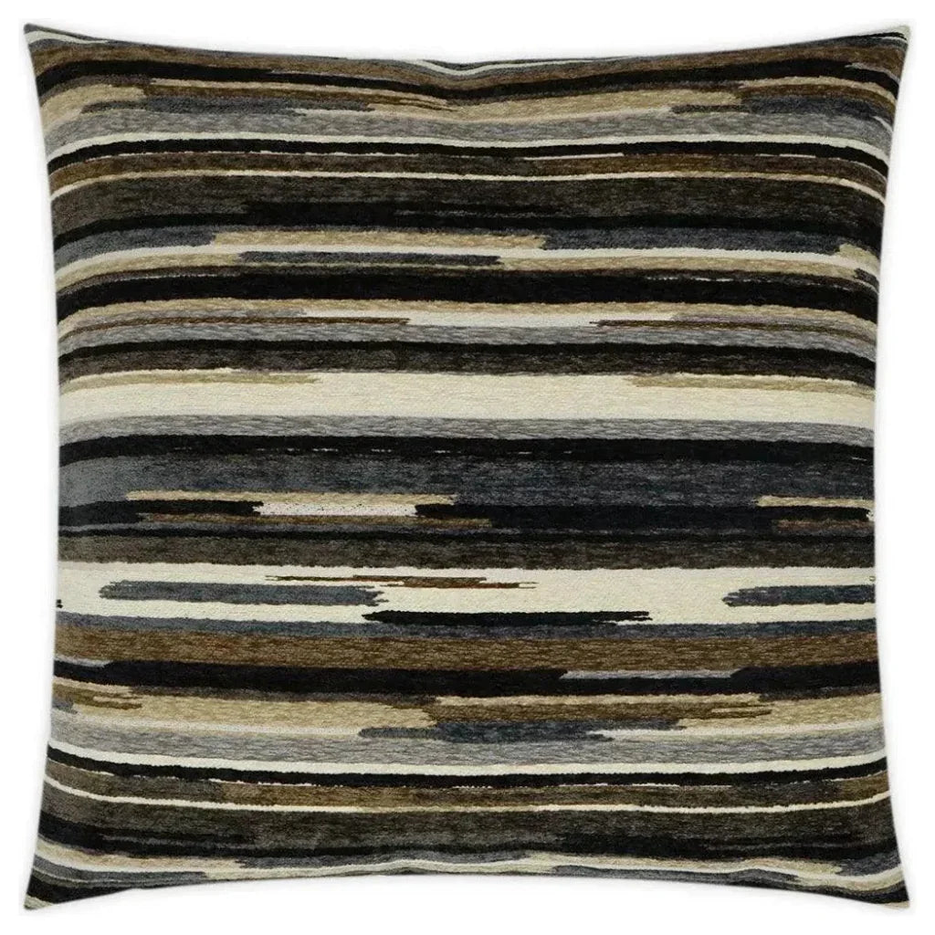 Vivid Grey stone Brown Grey Large Throw Pillow Insert