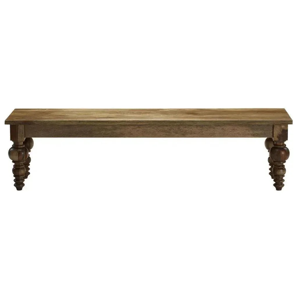 Vorenna Natural Wood Dining Bench