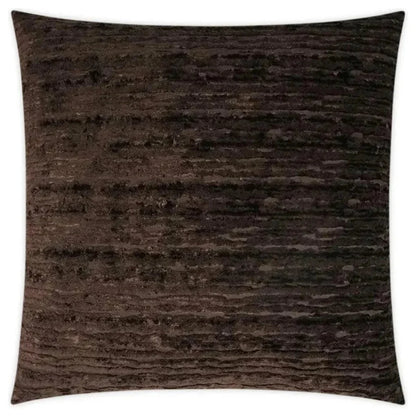 Wake Umber Coffee Brown Throw Pillow Insert