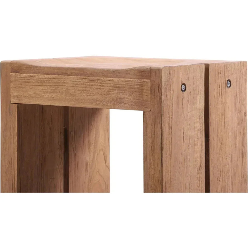 Warren Teak Counter Stools 2PC Outdoor Counter Stools