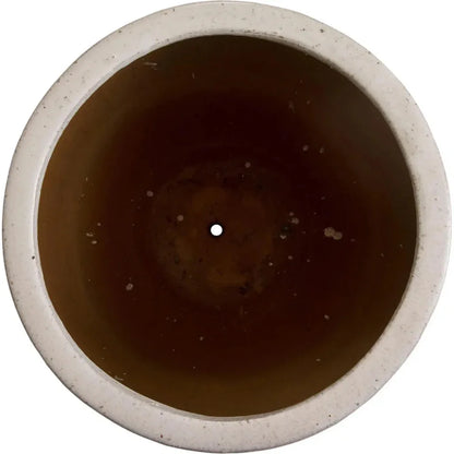 Weather Resistant Round Ceramic Planter