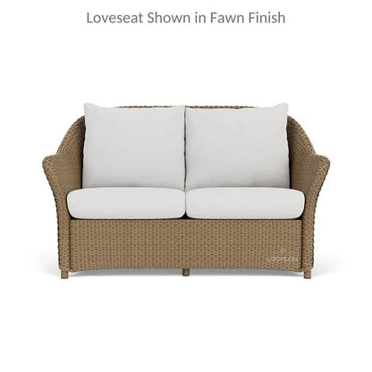 Weekend Retreat Wicker Loveseat with Rocker Set 3PC